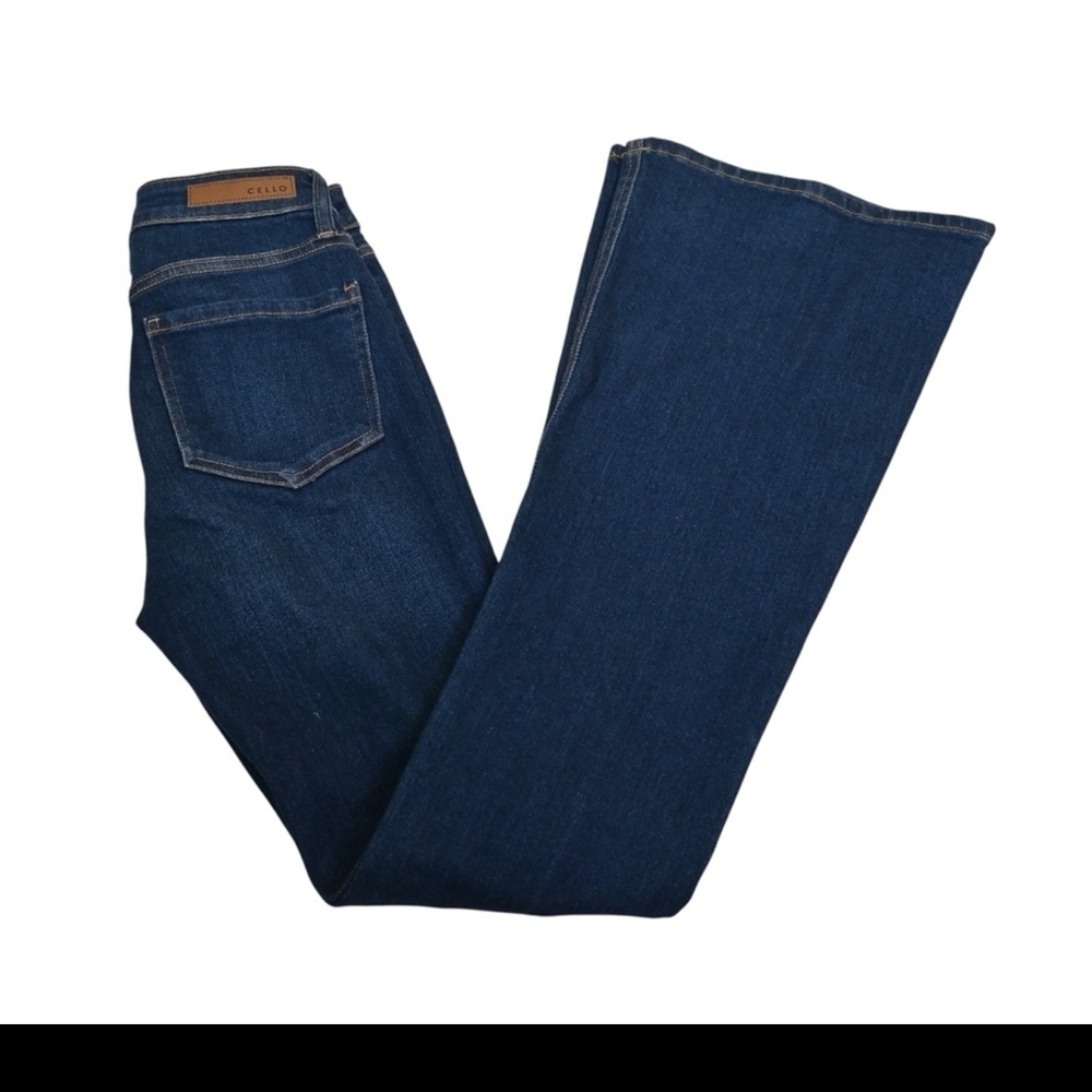 Cello Women's Flare Jeans - Dark Blue - Picture 7 of 7